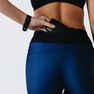 KALENJI - W28 L31 Run Dry+ Feel Women's Running Cropped Bottoms - Black KALENJI - W28 L31 Run Dry+ Feel Women's Running Cropped Bottoms - Black