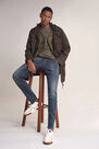 Salsa Jeans - Grey Andy slim jeans with wear on back pocket Salsa Jeans - Grey Andy slim jeans with wear on back pocket