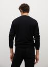Mango - black 100% merino wool washable sweater Mango - black 100% merino wool washable sweater