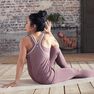 DOMYOS - Small Women's Seamless Dynamic Yoga Tank Top, Black DOMYOS - Small Women's Seamless Dynamic Yoga Tank Top, Black
