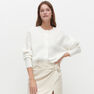 Reserved - Button down cropped jumper - Ivory Reserved - Button down cropped jumper - Ivory