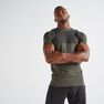 DOMYOS - Small FTS 900 Fitness Cardio Training Seamless T-Shirt, Carbon Grey DOMYOS - Small FTS 900 Fitness Cardio Training Seamless T-Shirt, Carbon Grey