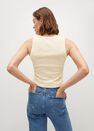 Mango - yellow Recycled polyester top, Women Mango - yellow Recycled polyester top, Women