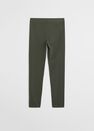 Mango - beige - khaki Organic cotton leggings Mango - beige - khaki Organic cotton leggings