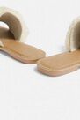 Missguided - FRILL FRONT SANDAL, C ream Missguided - FRILL FRONT SANDAL, C ream