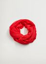 Mango - Red Frayed edge scarf Mango - Red Frayed edge scarf