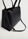 Mango - Black Shopper bag with handles Mango - Black Shopper bag with handles