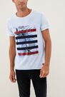 Salsa Jeans - Grey Graphic Crew Neck T-Shirt Salsa Jeans - Grey Graphic Crew Neck T-Shirt