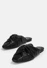 Missguided - Black Black Knot Slip On Shoes Missguided - Black Black Knot Slip On Shoes