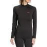 WEDZE - Women's Base Layer Ski Top Freshwarm - Black, S WEDZE - Women's Base Layer Ski Top Freshwarm - Black, S
