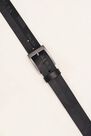 Salsa Jeans - Black Leather belt with engraved logo Salsa Jeans - Black Leather belt with engraved logo