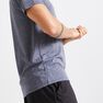 DOMYOS - 2XL Technical Fitness T-Shirt 100 - Mottled, Steel Grey DOMYOS - 2XL Technical Fitness T-Shirt 100 - Mottled, Steel Grey
