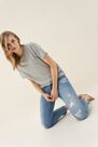 Salsa Jeans - Blue Push Up Wonder capri jeans with wear and tear Salsa Jeans - Blue Push Up Wonder capri jeans with wear and tear