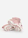 Reserved - Pink Hiking Boots Made Of Imitation Suede, Kids Girl Reserved - Pink Hiking Boots Made Of Imitation Suede, Kids Girl