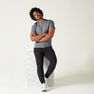NYAMBA - Extra Large Fitness Pure Cotton T-Shirt Sportee, Grey NYAMBA - Extra Large Fitness Pure Cotton T-Shirt Sportee, Grey