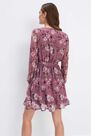 Mohito - Chiffon Floral Dress - Pink Mohito - Chiffon Floral Dress - Pink