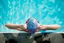 NABAIJI - Unique Size Silicone Print Swim Cap - Mozi, Black NABAIJI - Unique Size Silicone Print Swim Cap - Mozi, Black