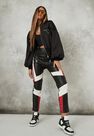 Missguided - Black Satin Oversized Bomber Jacket Missguided - Black Satin Oversized Bomber Jacket