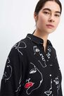 Mohito - Viscose Shirt With Print - Black Mohito - Viscose Shirt With Print - Black