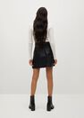 Mango - black Skin effect mini skirt Mango - black Skin effect mini skirt