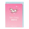 SOMETHING DIFFERENT - Something Different Unicorn & Mermaid Card with Pin Badge SOMETHING DIFFERENT - Something Different Unicorn & Mermaid Card with Pin Badge