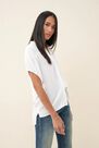 Salsa Jeans - White Sweater with drawstring Salsa Jeans - White Sweater with drawstring