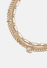 Missguided - Gold Look Multi Chain Necklace Missguided - Gold Look Multi Chain Necklace