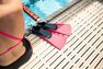 NABAIJI - EU 32-33 Trainfins Long Swim Fins - Fluo Coral Pink NABAIJI - EU 32-33 Trainfins Long Swim Fins - Fluo Coral Pink