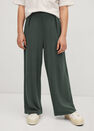 Mango - medium green Flowy straight-fit trousers Mango - medium green Flowy straight-fit trousers