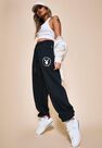 Missguided - Navy Playboy X Missguided Varsity Pin Tuck Joggers Missguided - Navy Playboy X Missguided Varsity Pin Tuck Joggers