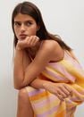 Mango - Yellow Ruffle Printed Dress, Women Mango - Yellow Ruffle Printed Dress, Women