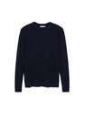 Mango - navy Structured cotton sweater Mango - navy Structured cotton sweater
