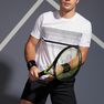 ARTENGO - Extra Large Men's Tennis T-Shirt TTS100, Navy Blue ARTENGO - Extra Large Men's Tennis T-Shirt TTS100, Navy Blue