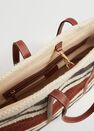 Mango - light beige Wool-blend shopper bag, Women Mango - light beige Wool-blend shopper bag, Women