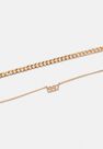 Missguided - Gold Look 1997 Chain Anklet 2 Pack Missguided - Gold Look 1997 Chain Anklet 2 Pack