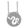 JAECI DESIGNS - Jaeci Snake Necklace Silver JAECI DESIGNS - Jaeci Snake Necklace Silver