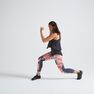 DOMYOS - W33 L31 500 Women's Fitness Cardio Training Leggings, Black DOMYOS - W33 L31 500 Women's Fitness Cardio Training Leggings, Black