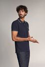 Salsa Jeans - Blue Slim fit Denim2GO polo shirt Salsa Jeans - Blue Slim fit Denim2GO polo shirt