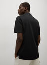 Mango - black Technical cotton piqué polo shirt, Men Mango - black Technical cotton piqué polo shirt, Men