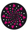 NIKIDOM - Nikidom Pair Of Wheel Cuore Stickers NIKIDOM - Nikidom Pair Of Wheel Cuore Stickers