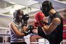 OUTSHOCK - 300 beginner adult training boxing gloves - white, 10 Oz OUTSHOCK - 300 beginner adult training boxing gloves - white, 10 Oz
