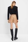 Mohito - Faux Leather Shorts - Beige Mohito - Faux Leather Shorts - Beige
