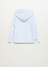 Mango - lt-pastel blue Sequin detail sweatshirt Mango - lt-pastel blue Sequin detail sweatshirt