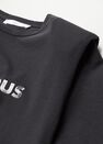 Mango - charcoal Message organic cotton t-shirt Mango - charcoal Message organic cotton t-shirt