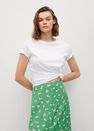 Mango - Green Printed Midi Skirt, Women Mango - Green Printed Midi Skirt, Women