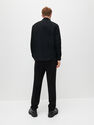 Reserved - Black Structured Cotton Shirt, Men Reserved - Black Structured Cotton Shirt, Men