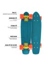 OXELO - Yamba cruiser skateboard - coral blue, Unique Size OXELO - Yamba cruiser skateboard - coral blue, Unique Size