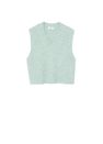 Mango - green V-neck knitted gilet Mango - green V-neck knitted gilet