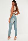 Missguided - Blue Highwaisted Mom Jeans Missguided - Blue Highwaisted Mom Jeans