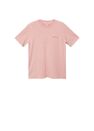 Mango - lt-pastel pink Embroidered cotton message t-shirt, Men Mango - lt-pastel pink Embroidered cotton message t-shirt, Men
